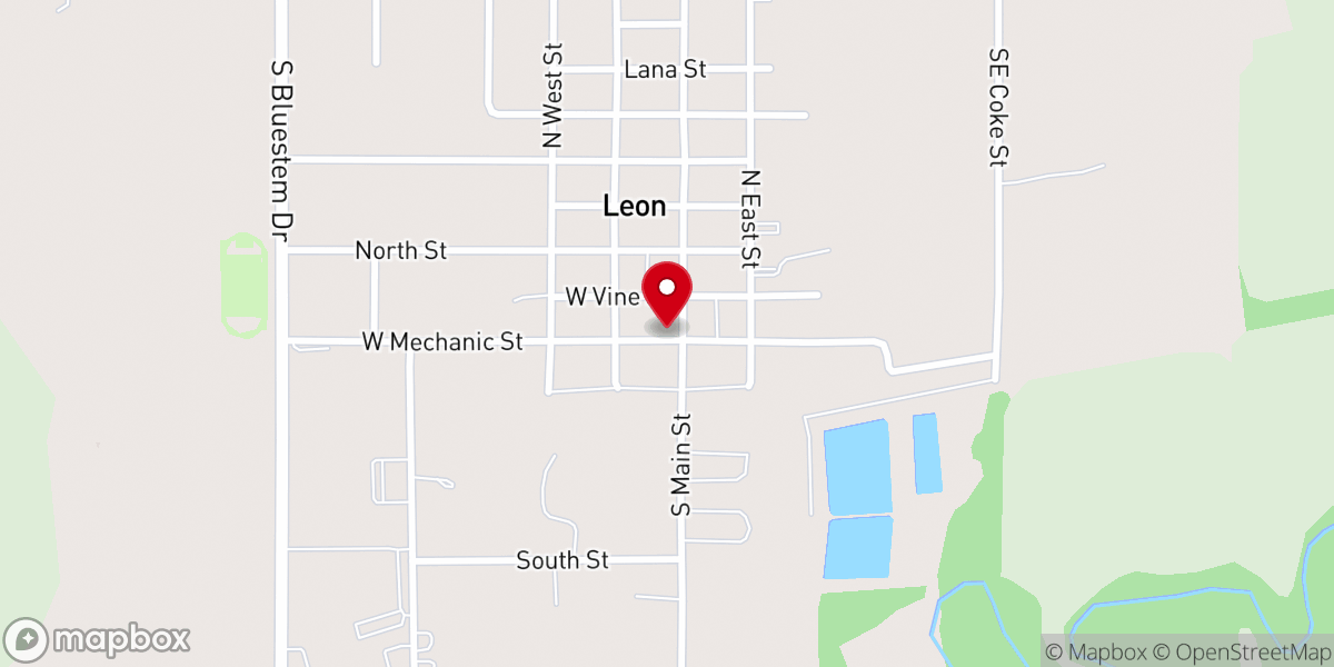 Map showing location of Greater Works Full Gospel Church