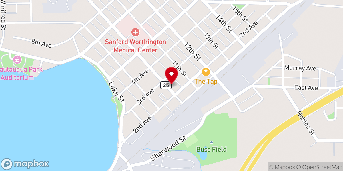 Map showing location of Phileo's Coffee and Eatery