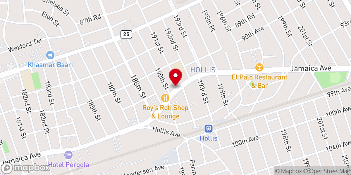 Map showing location of New Bay Apostolic Church