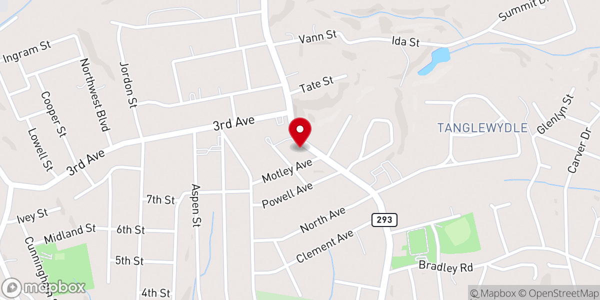 Map showing location of Total Praise Apostle Church