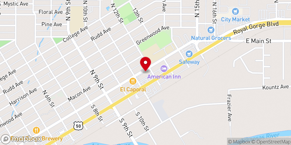 Map showing location of Church Of Christ