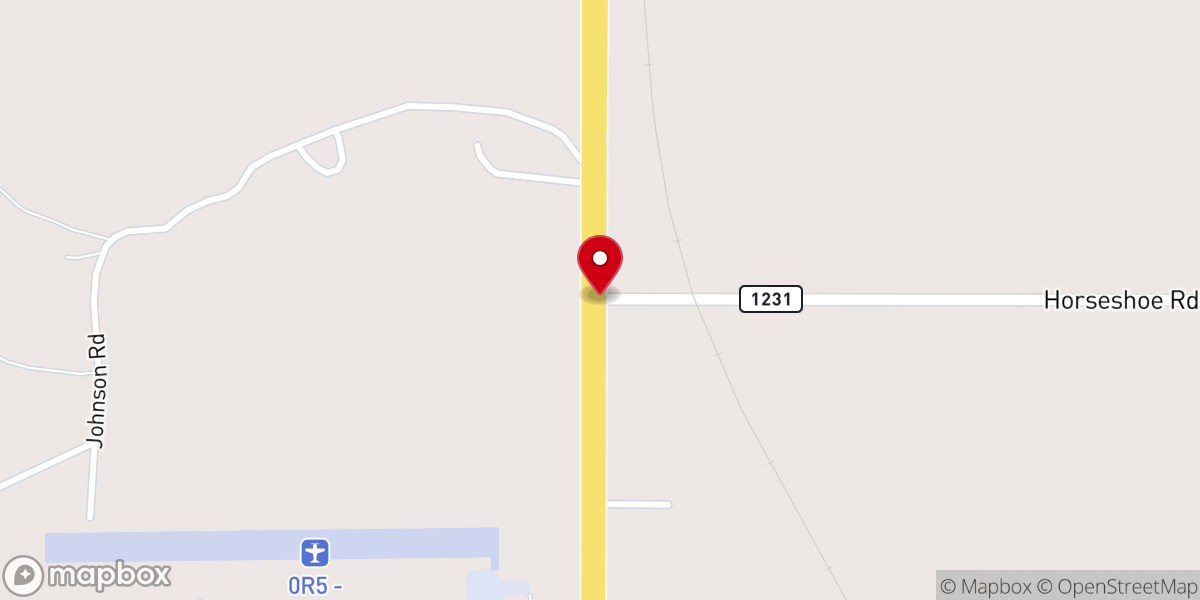 Map showing location of Trinity Baptist Church