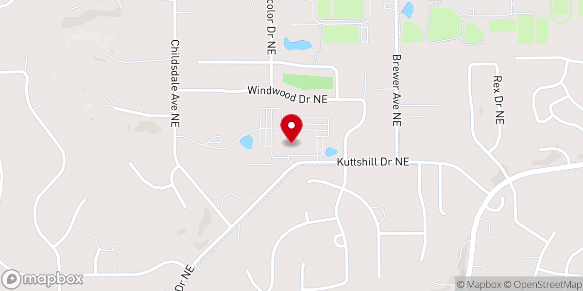 Map showing location of Magnify Church