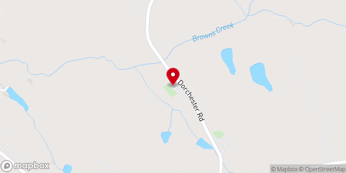 Map showing location of New Hopewell Church