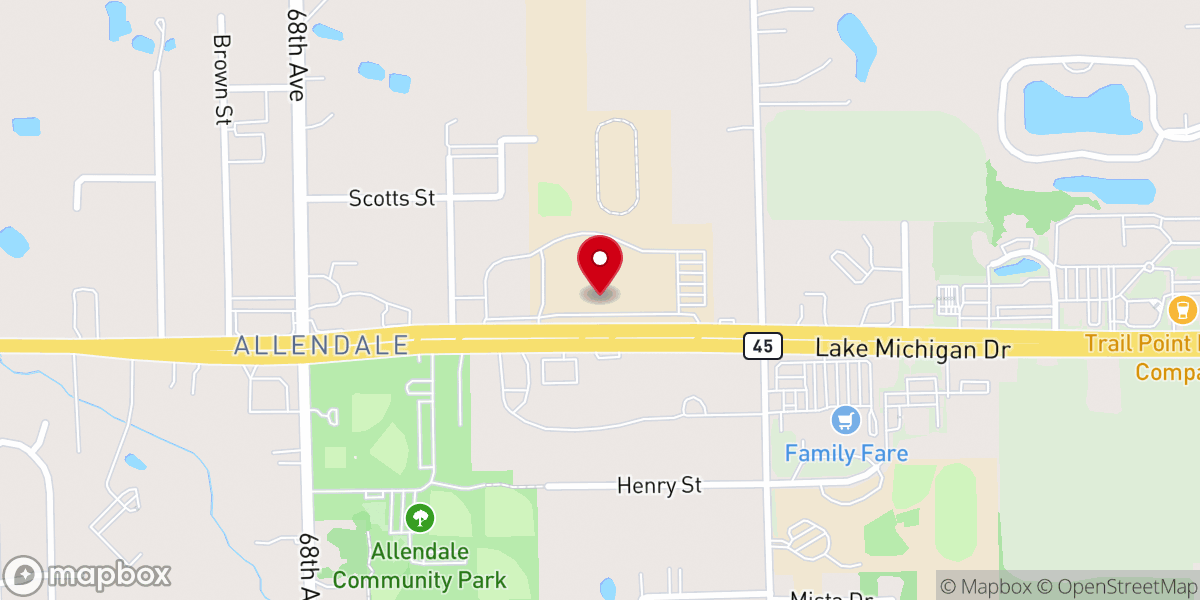 Map showing location of Life Stream Church