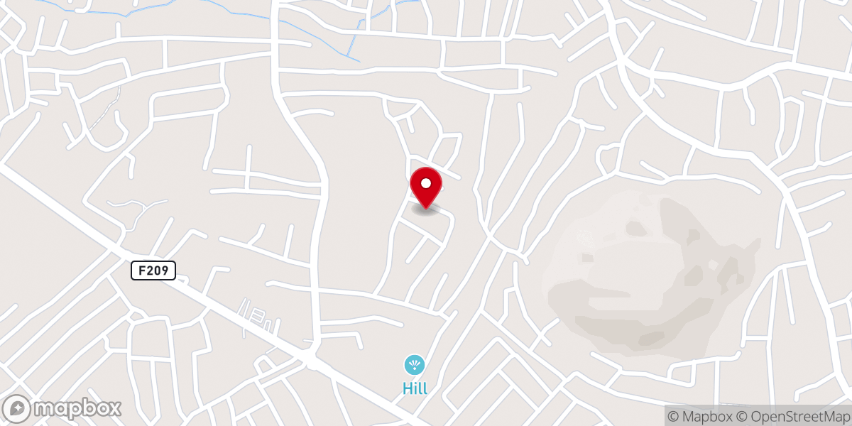 Map showing location of St Luke's Anglican Church, Temidire street, Oka