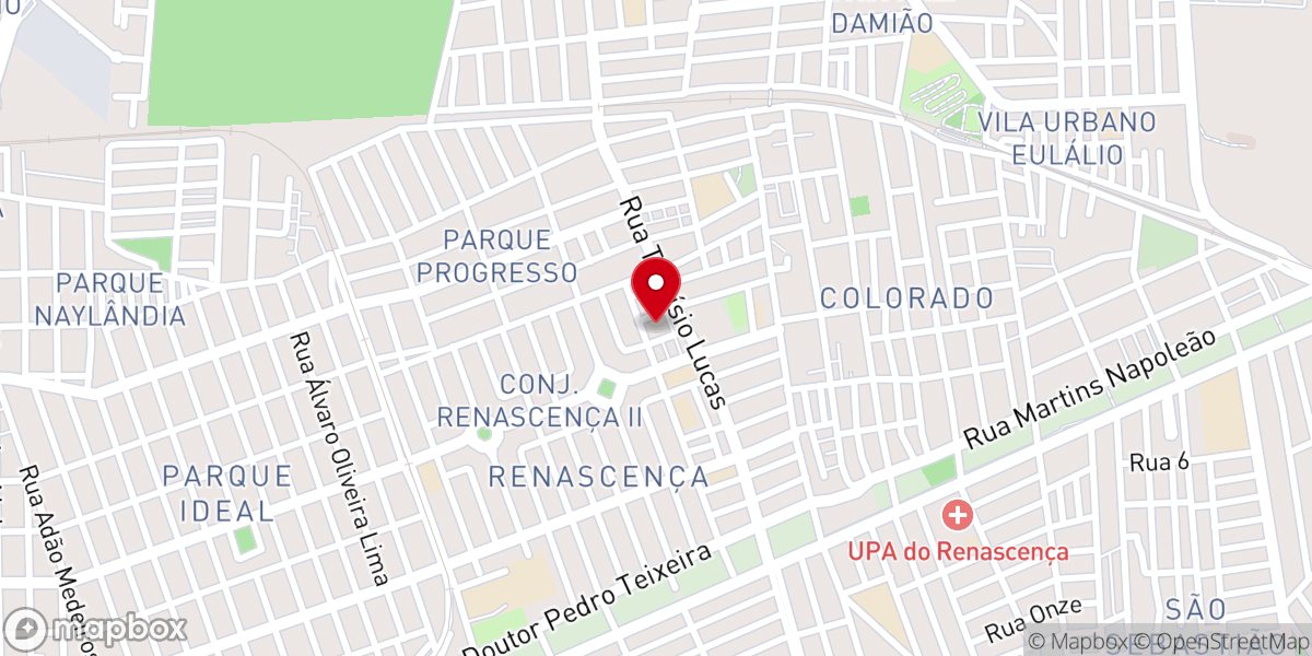Map showing location of Paróquia Cristo Libertador