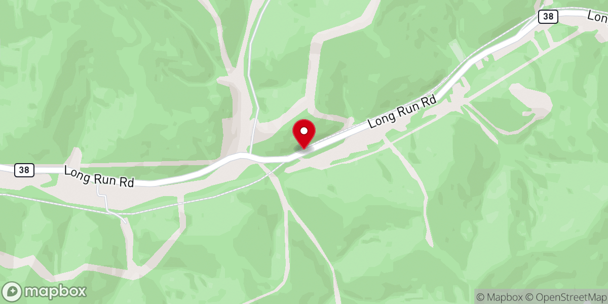 Map showing location of Hurst Chapel