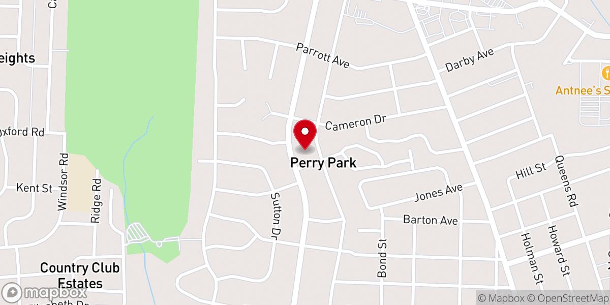 Map showing location of Westminster United Methodist Church