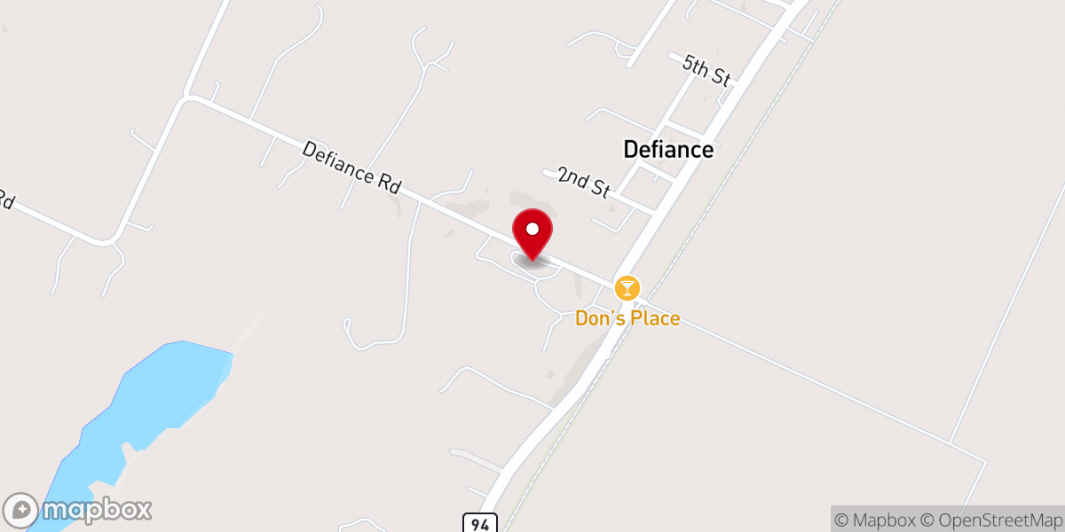 Map showing location of St Paul's United Church-Christ