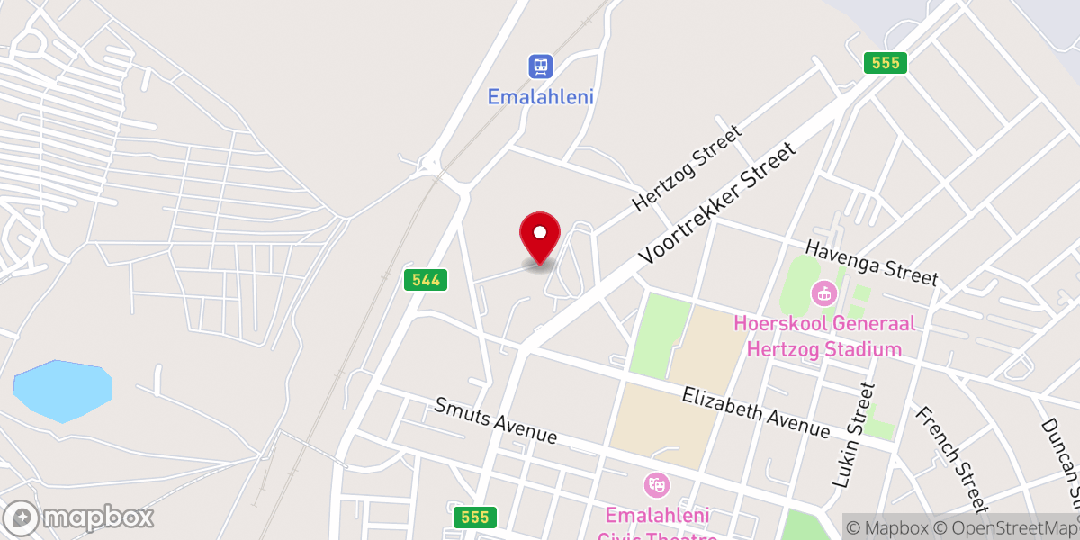 Map showing location of Apostolic Mission Revival International Church
