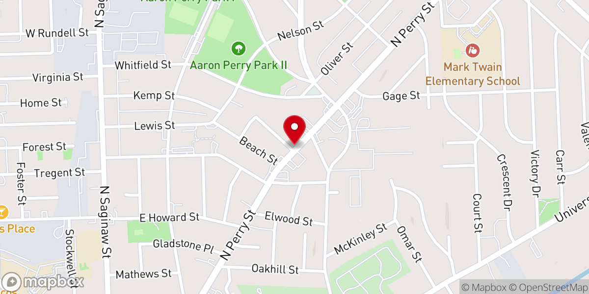 Map showing location of True Church House of Prayer