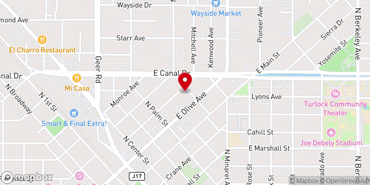 Map showing location of St George Christian Academy