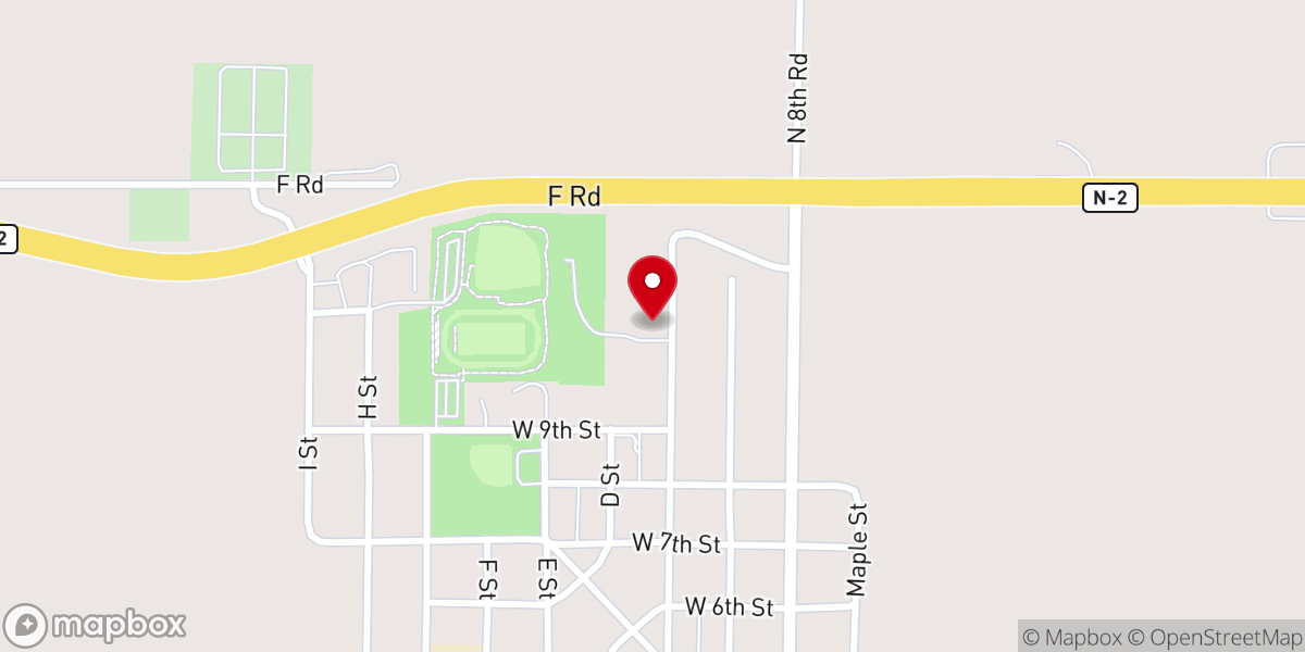 Map showing location of Beautiful Savior Lutheran Church