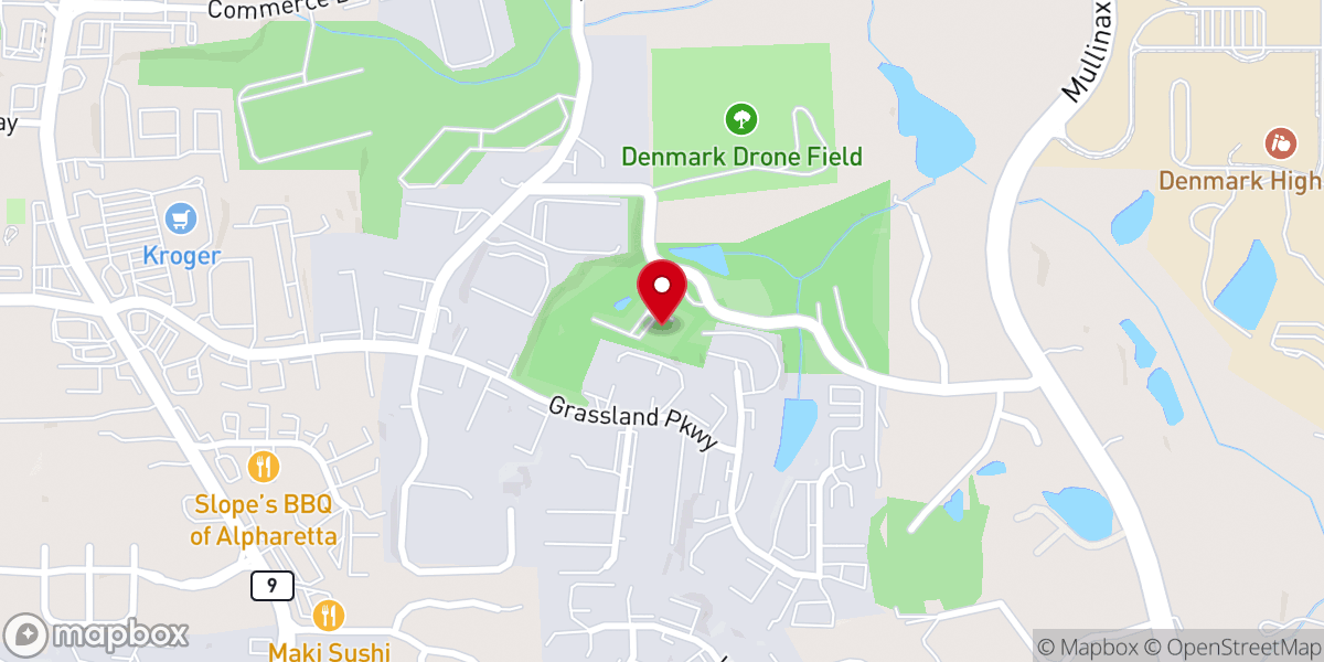 Map showing location of Vision Baptist Church of South Forsyth