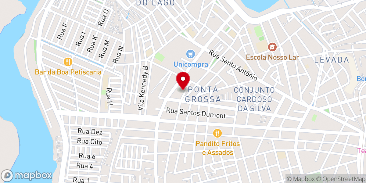 Map showing location of Igreja Pentecostal Fogo No Altar ®️