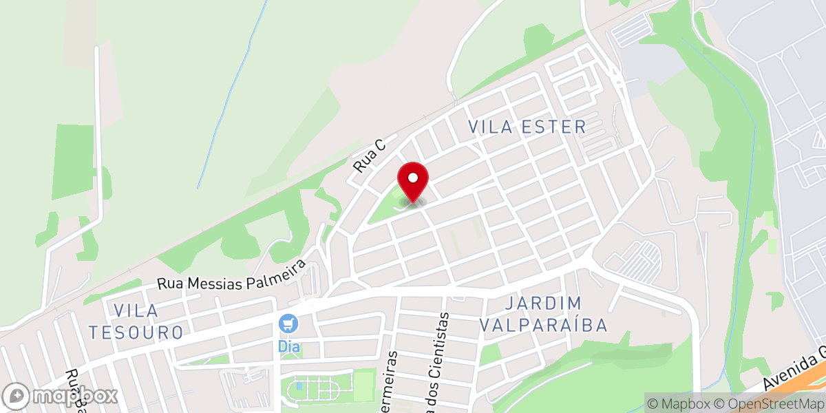 Map showing location of Paróquia Nossa Senhora do Rosário