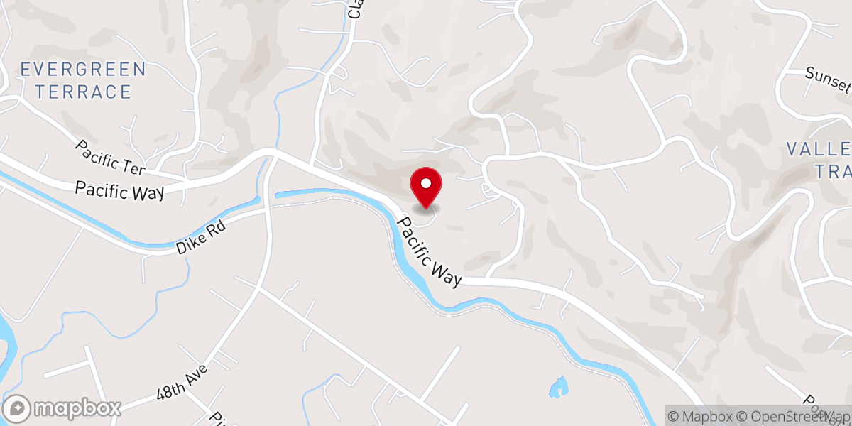 Map showing location of Pacific Way Church of Christ