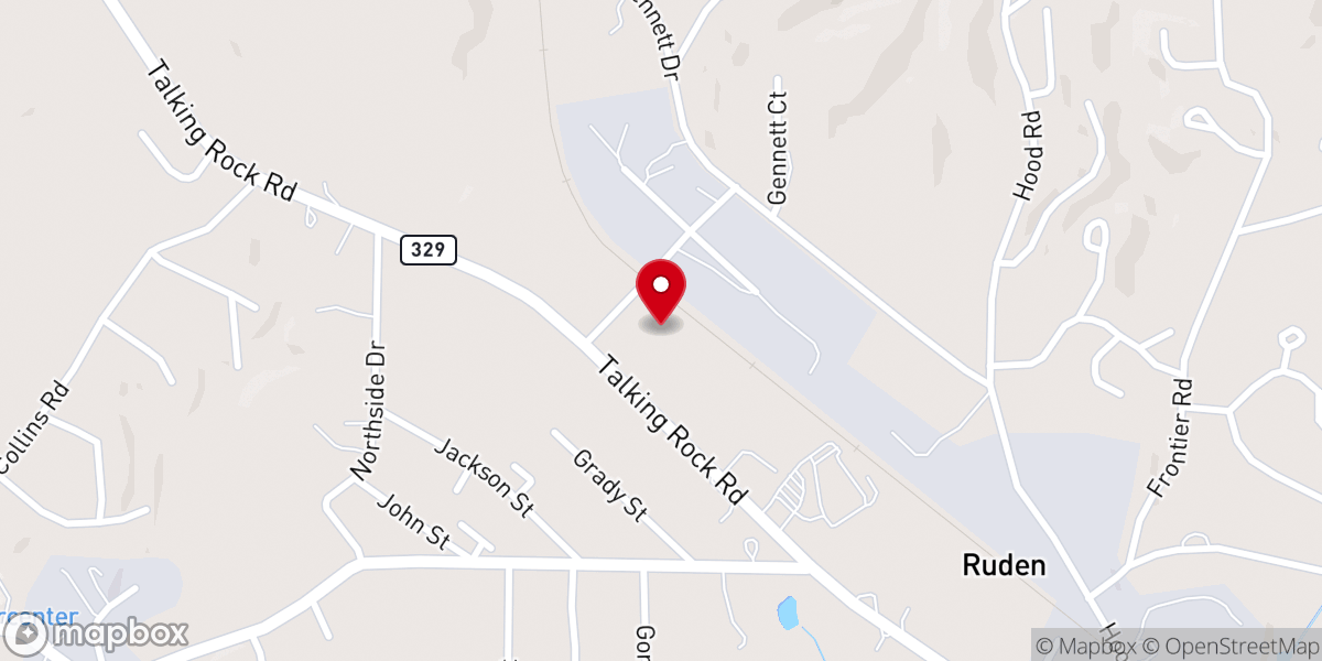 Map showing location of Living Word Church Jasper
