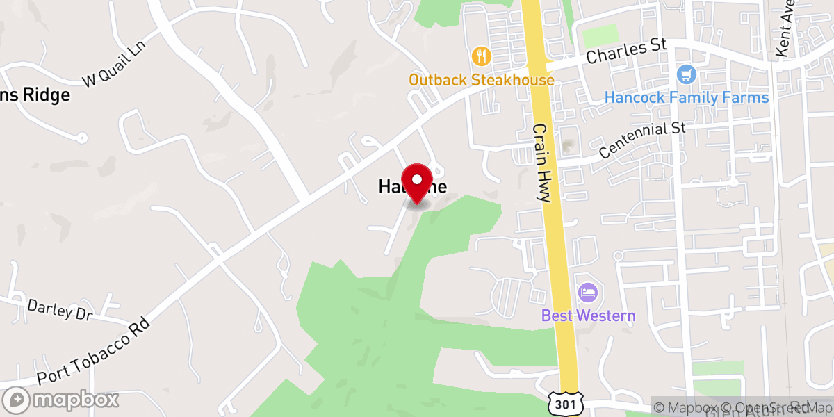 Map showing location of Reachmore Church of God in Christ Inc