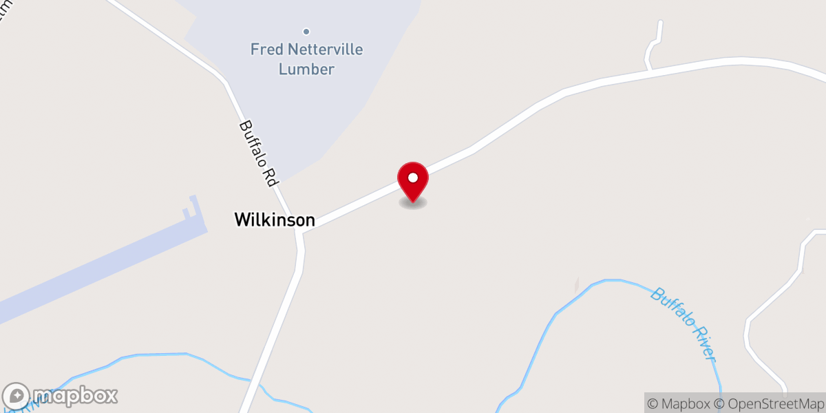 Map showing location of Embrew Baptist Church