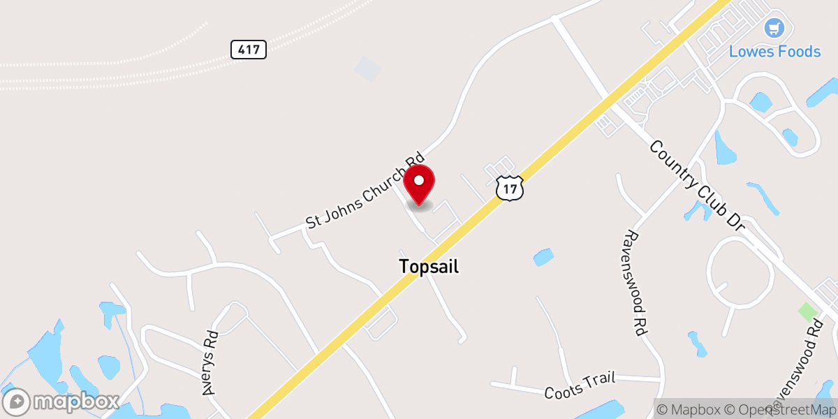 Map showing location of Renovation Church Offices
