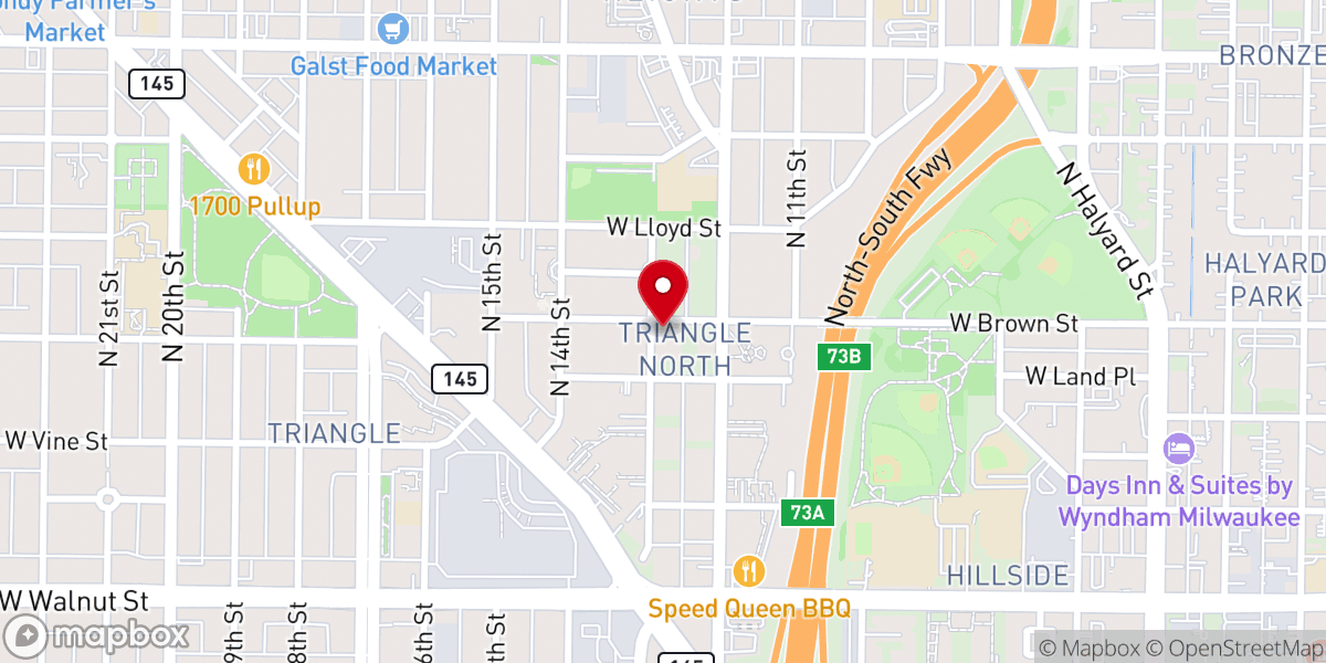 Map showing location of Bethany Church of God in Christ
