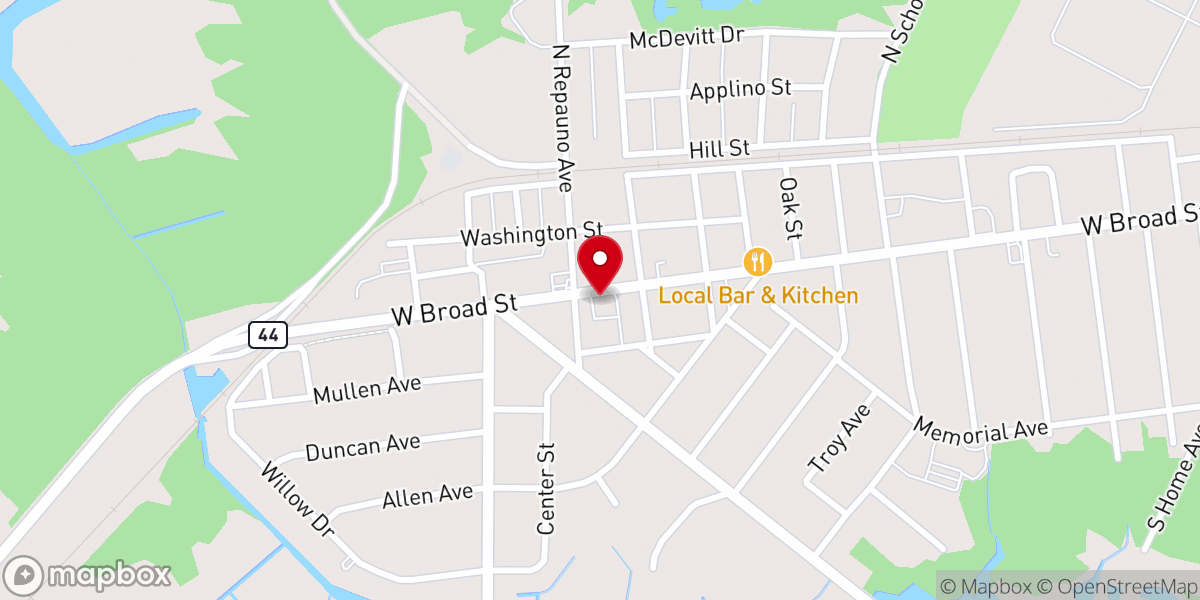 Map showing location of Clonmell United Methodist Church