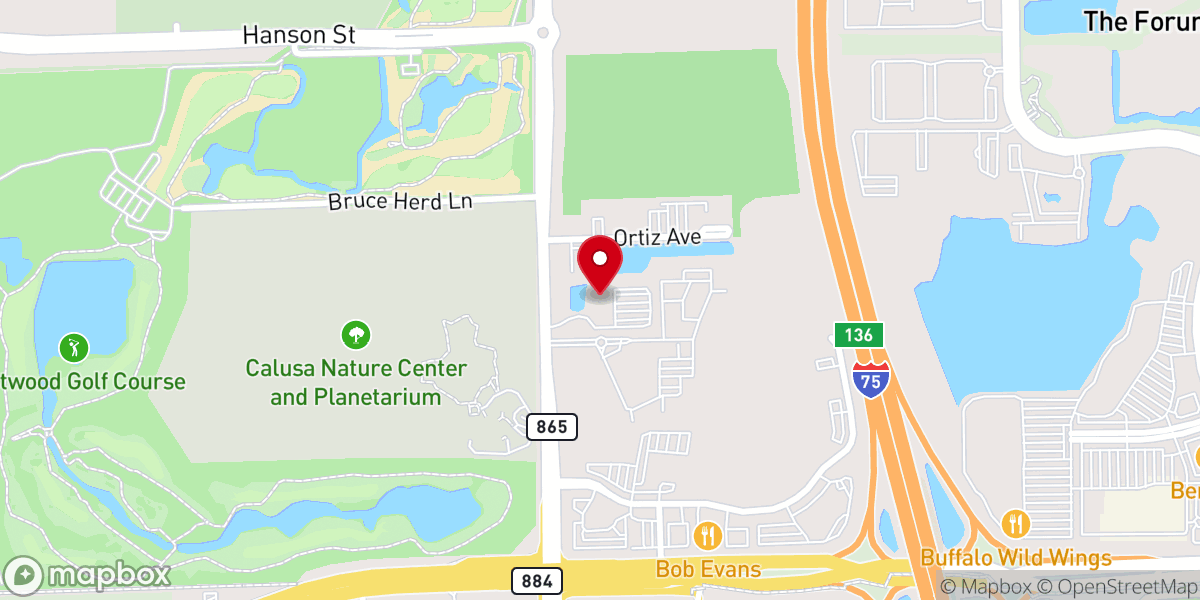 Map showing location of Fort Myers Seventh-day Adventist Church