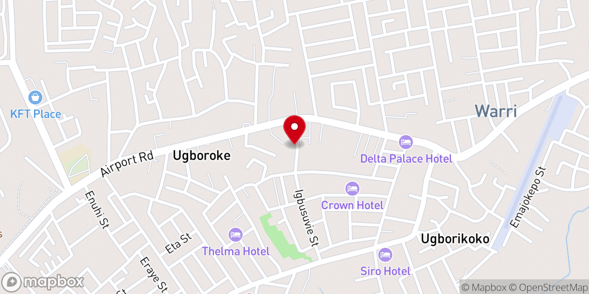 Map showing location of power arena rccg