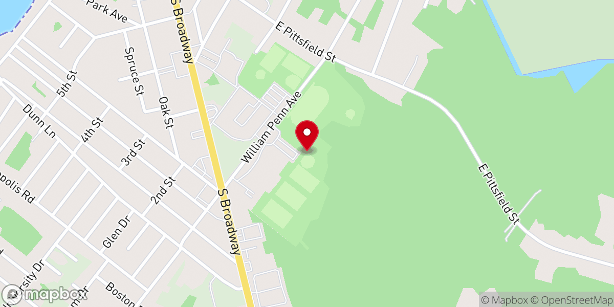 Map showing location of Trinity Global Methodist Church of Pennsville Inc