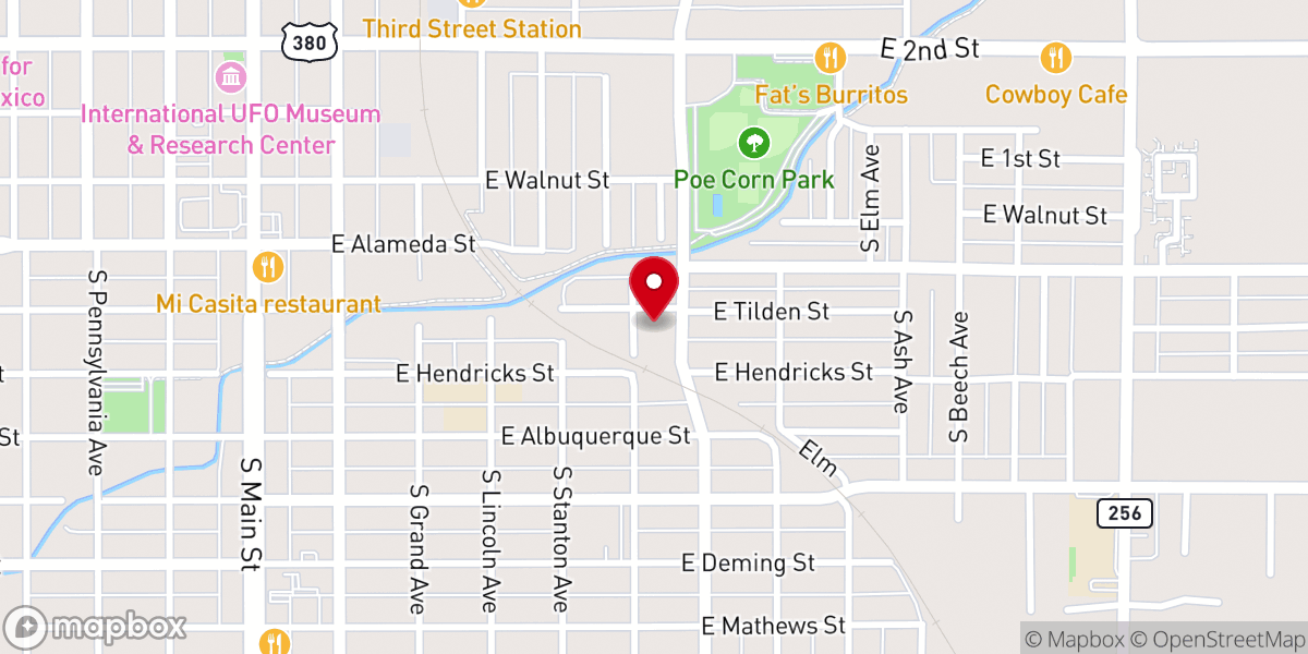 Map showing location of Iglesia Bautista Hispana El Cavario