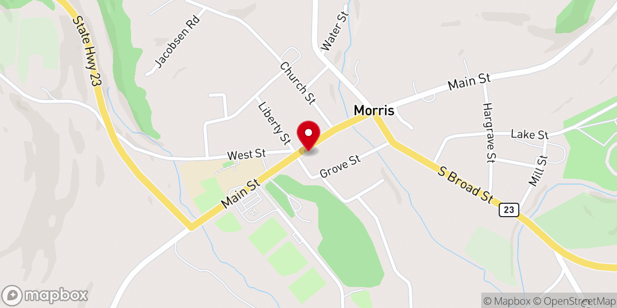 Map showing location of Holy Cross Rectory