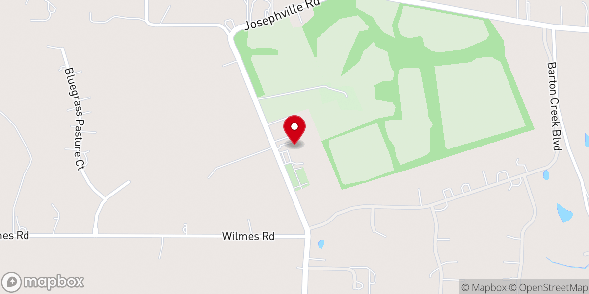 Map showing location of St Joseph Catholic Church