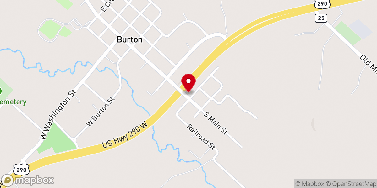 Map showing location of Christ Way Baptist Church