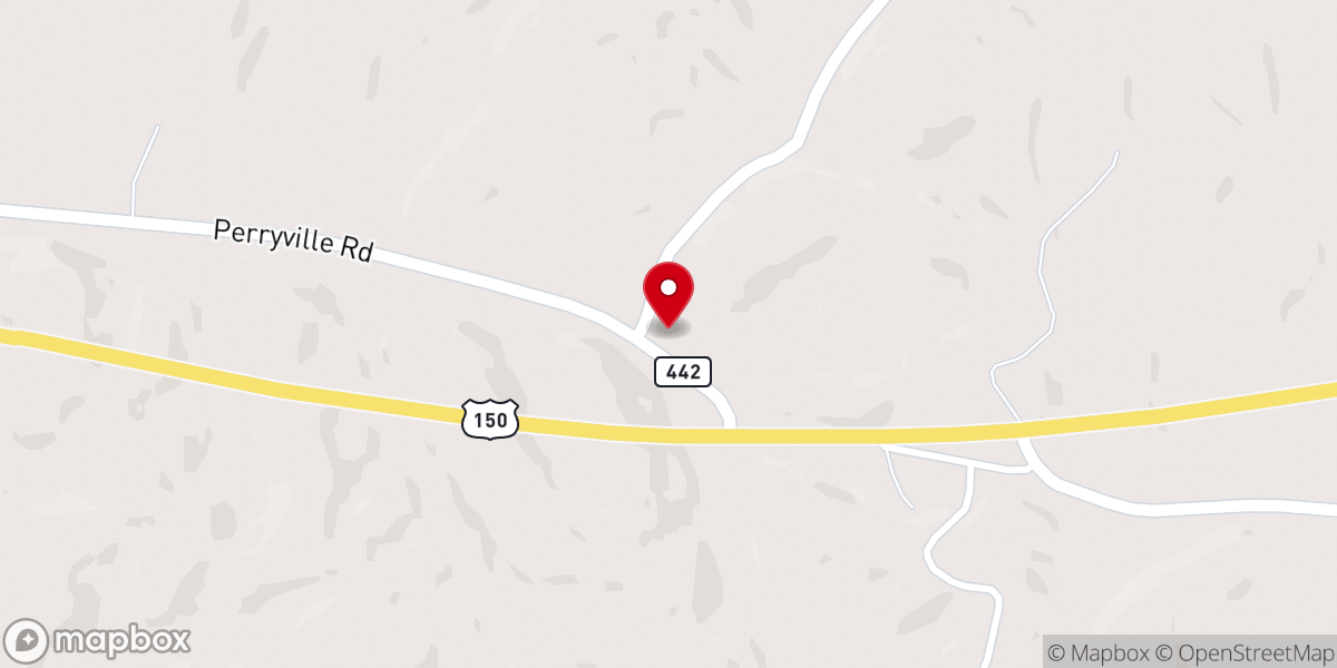 Map showing location of Beechgrove Baptist Church