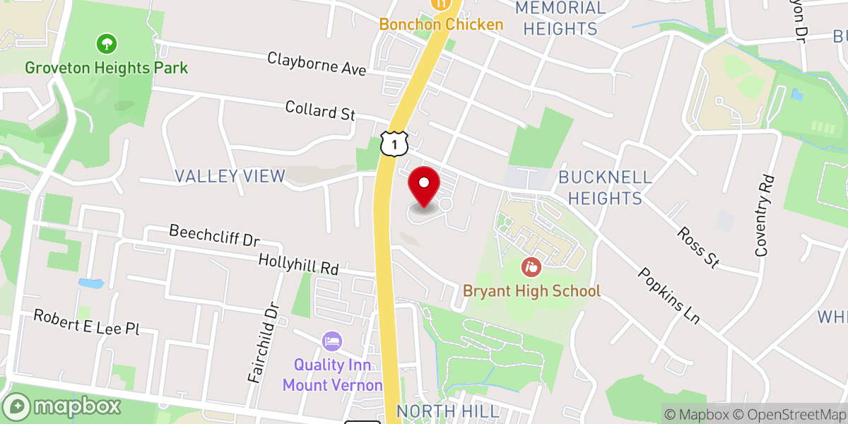 Map showing location of Saint Louis Catholic Church