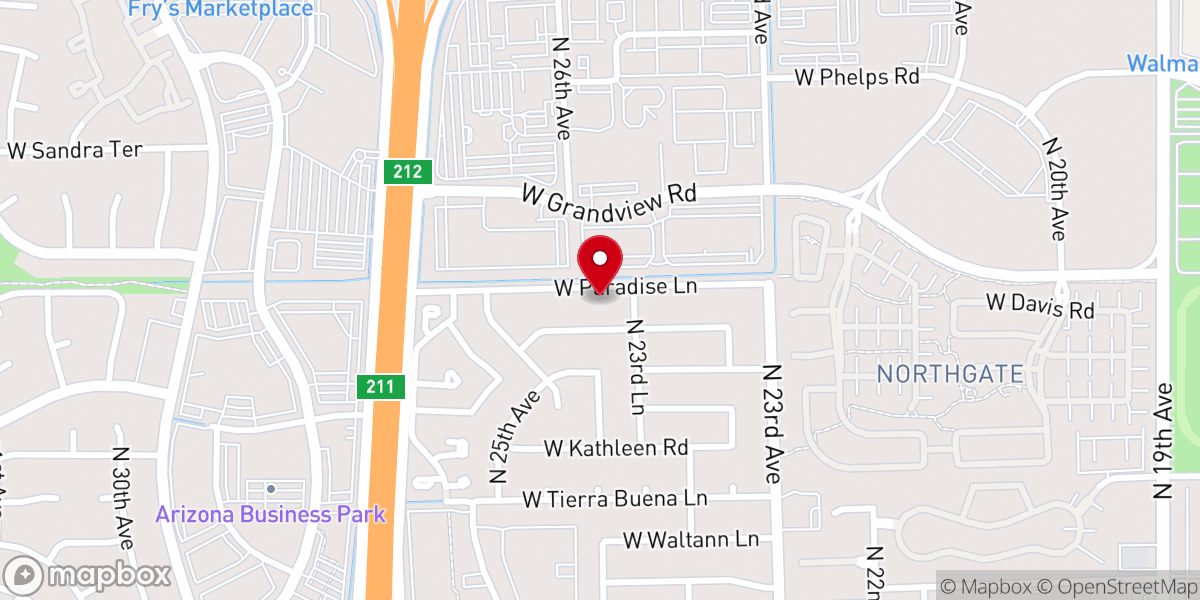 Map showing location of Shaarei Shalom Inc