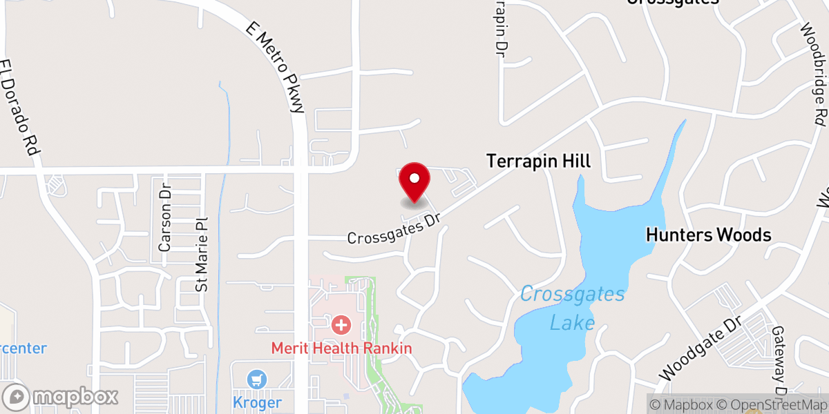 Map showing location of Crossgates Methodist Church
