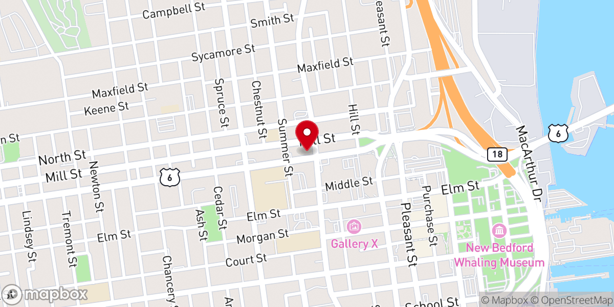 Map showing location of Grace Harbor Church