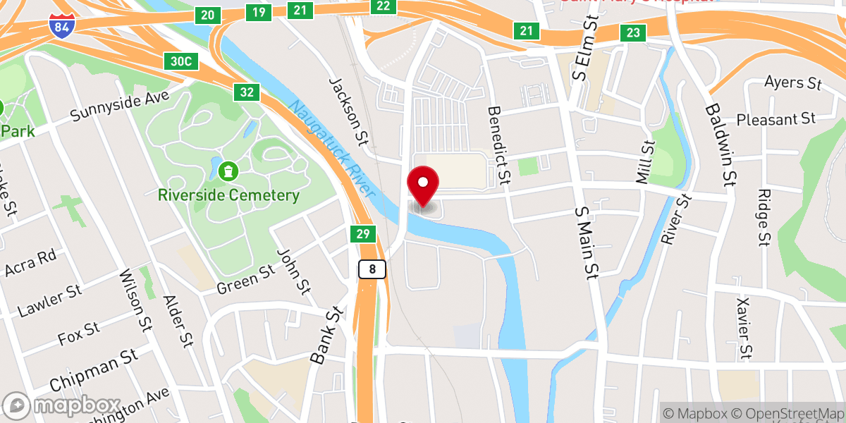 Map showing location of Christ Church Fellowship