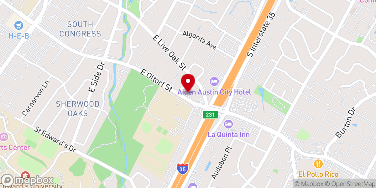 Map showing location of Wildflower Church