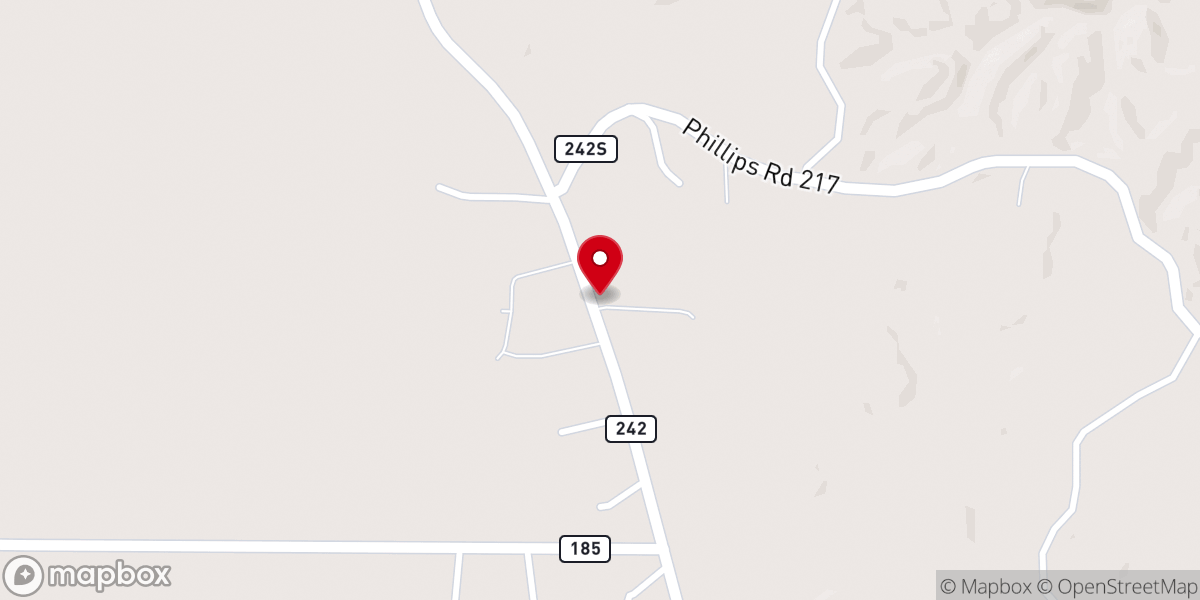Map showing location of Fourth Street Baptist Church