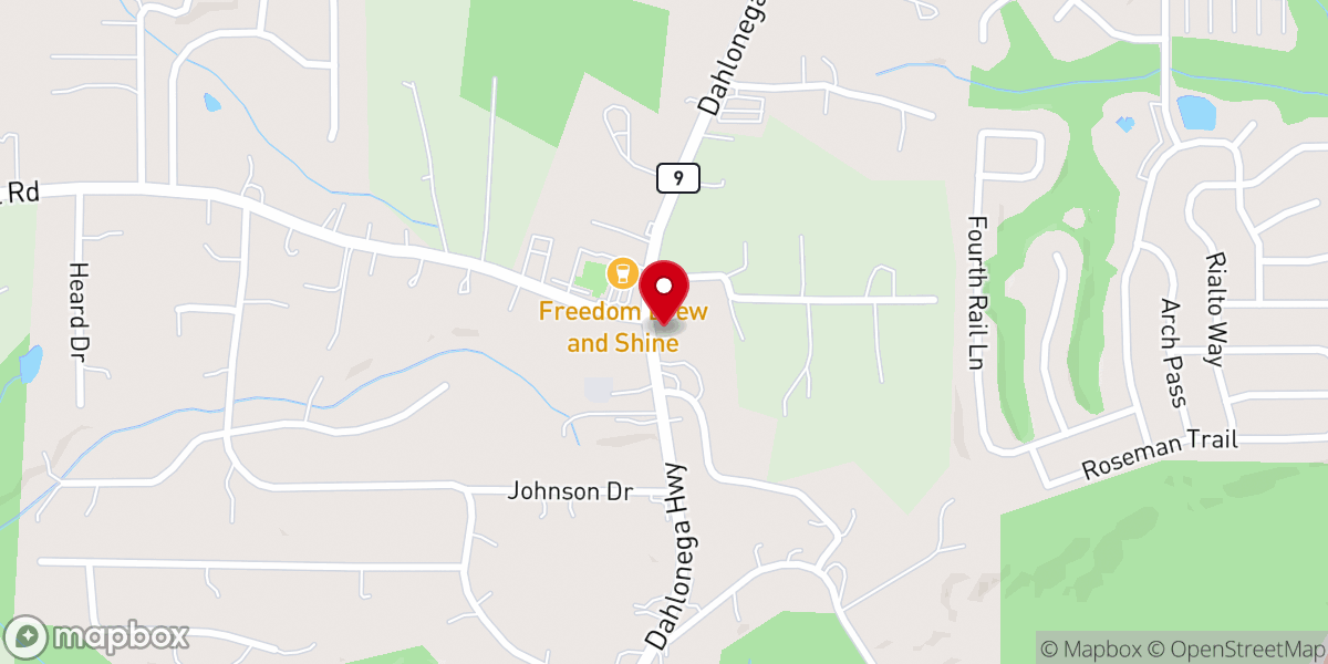 Map showing location of Abundant Life Baptist Church