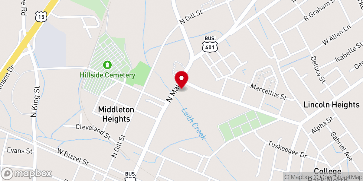 Map showing location of Faith Joy Outreach Ministry