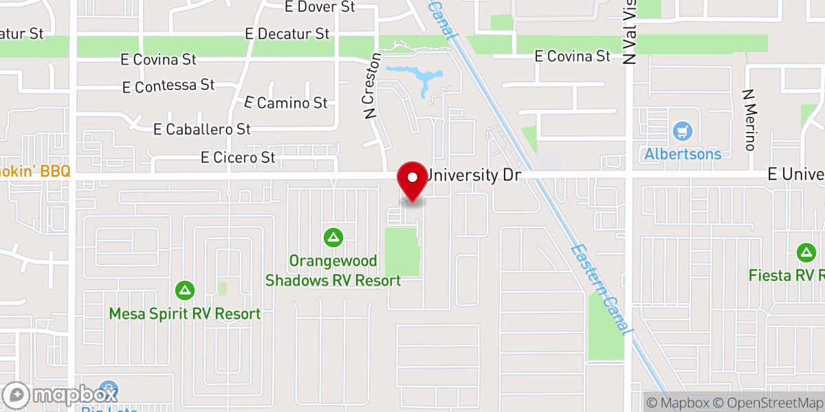 Map showing location of Pilgrim Lutheran Church