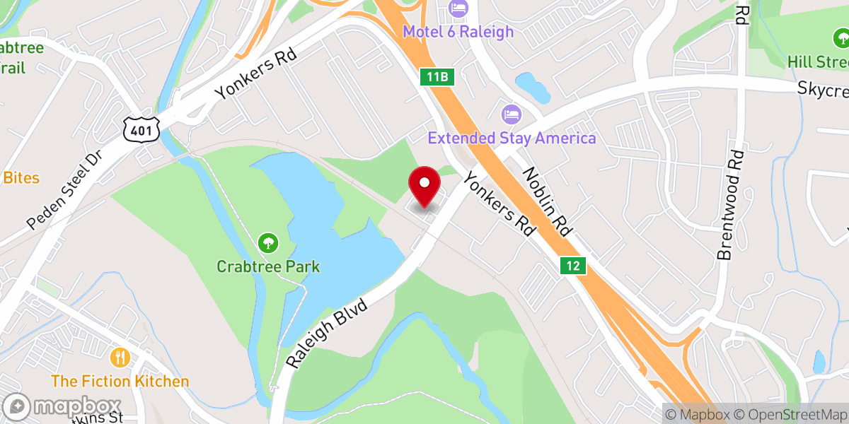 Map showing location of Centro para Familias Hispanas/The Hispanic Family Center