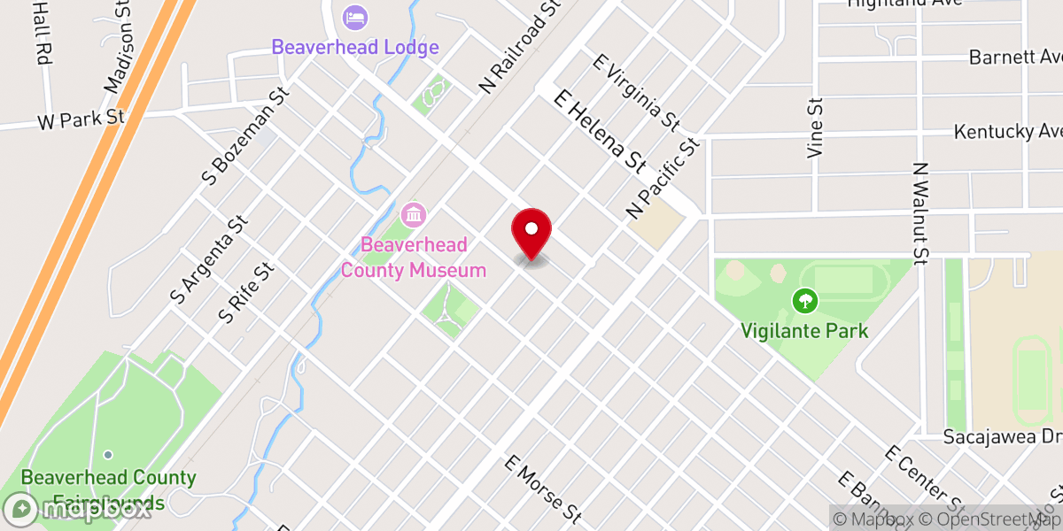 Map showing location of St James Episcopal Parish