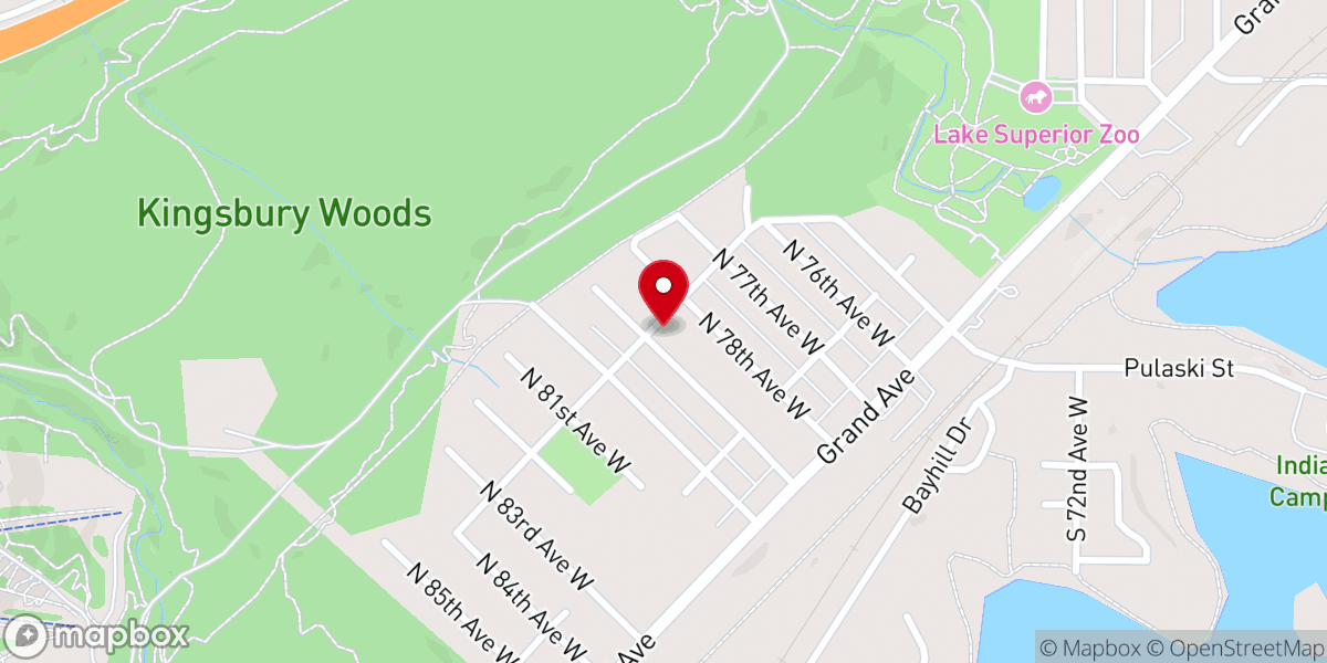 Map showing location of Norton Park United Methodist