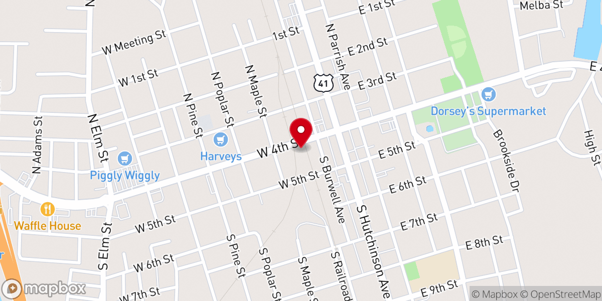 Map showing location of Sunbelt Grace Community Church